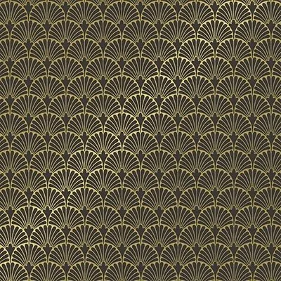 Papier cadeau Art déco - Papier cadeaux couchés à motifs
