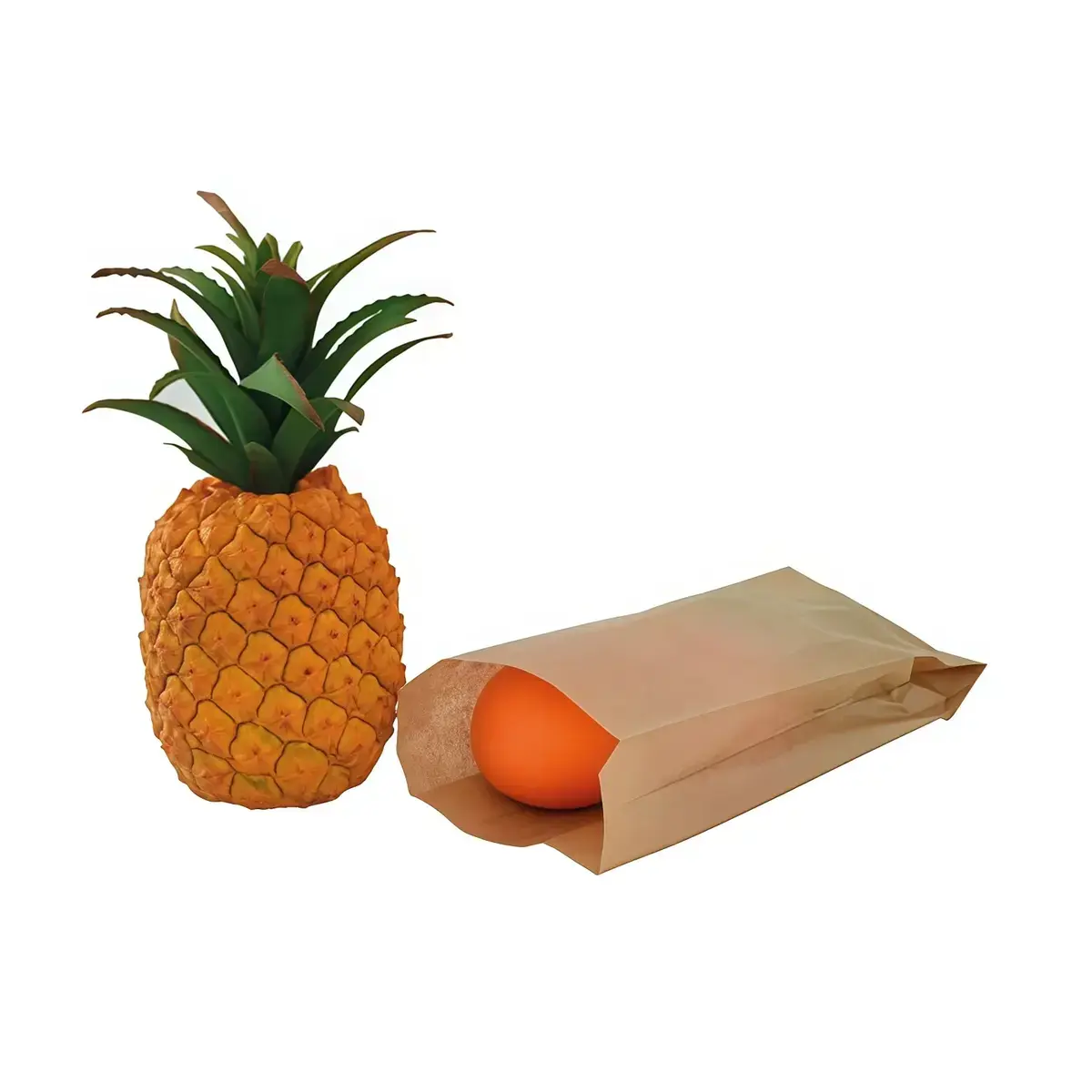 Sac fruits et légumes kraft brun 500g 10 x 5,5 x 28 cm - Sac papier primeur - Lot de 1000 - Sacs fruits et légumes-2