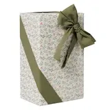 Papier cadeau herbe houx vert/rouge 70 cm x 25 m 65 g/m² – le rouleau - Papiers cadeaux kraft à motifs