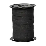 Bolduc noir pailleté 10 mm x 100 m polypropylène - Bolducs, Rubans Noël