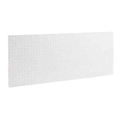 Fond tôle perforé pas de 50 mm - Ligne Store blanc pas de 50 mm
