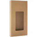 Étui pour tablette de chocolat carton kraft 16 x 8 x 1,5 cm - Paquet de 25 - Pochettes, étuis & valisettes