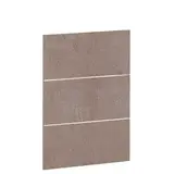 Façade décorative pour comptoir coloris béton clair 55 x 83 cm - Comptoirs Boutique