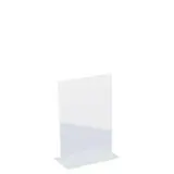 Porte-visuel droit recto/verso - Porte-visuels de comptoir