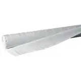 Nappe damassée déperlante - Nappe jetable - Nappe papier - Blanc - Rouleau de 1,18 x 25 m