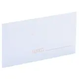 Enveloppe blanche DL 110 x 220 mm précasées 80g La Couronne - Paquet de 50 - Enveloppes blanches, Enveloppes kraft