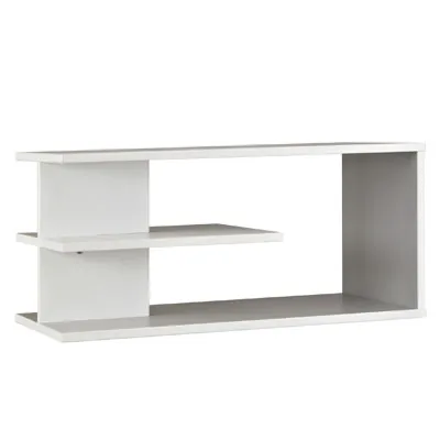 Top surmeuble Sunday pour rangement L 80 cm - Blanc / Gris - Caissons de bureau, Armoires de bureau
