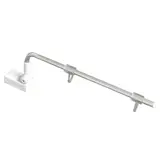 Potence articulée Multimag sur base magnétique avec crochets, anneaux et orientable 0-180° 322 mm - Gris/Blanc - Stop-rayon