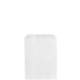 Sachet papier kraft blanc 12 x 13,5 cm - Sachet plat - Lot de 500 - Sachets papier blanc