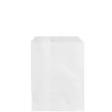 Sachet papier kraft blanc 15 x 19,5 cm - Sachet plat - Lot de 500 - Sachets papier blanc