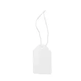 Étiquette américaine avec fil 15 x 24 mm Apli – Étiquette bijouterie - Blanc - Boîte de 1000