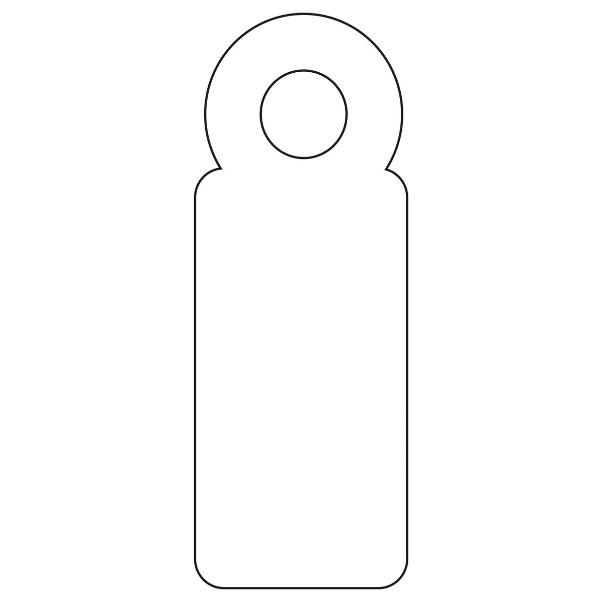 Étiquette américaine avec fil 7 x 19 mm Apli – Étiquette bijouterie - Blanc - Boîte de 1000 - Étiquettes bijoux-3