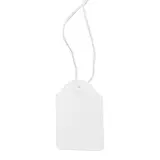 Étiquette américaine avec fil 22 x 35 mm Apli – Étiquette bijouterie - Blanc - Boîte de 500