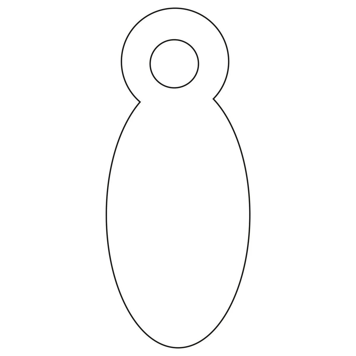 Étiquette américaine avec fil ovale 8 x 19 mm Apli – Étiquette bijouterie - Blanc - Boîte de 1000 - Étiquettes bijoux-3