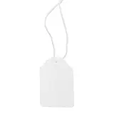 Étiquette américaine avec fil 18 x 29 mm Apli – Étiquette bijouterie - Blanc - Boîte de 1000