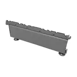 Embase pour montant - Ligne Store gris métallisé pas de 25 mm