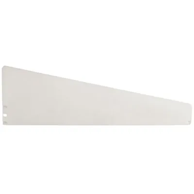 Séparateur pour tablette métallique 47 x 15 cm - Séparateur rayonnage - Diviseur tôle - Blanc - Ligne Store blanc pas de 25 mm