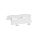 Embase pour montant - Ligne Store blanc pas de 25 mm
