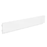Fond tôle multi-lames, pas de 25 mm - Ligne Store blanc pas de 25 mm