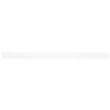 Profil arrière pour diviseurs - Ligne Store blanc pas de 50 mm