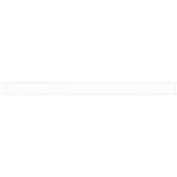 Frontale grille - Ligne Store blanc pas de 25 mm