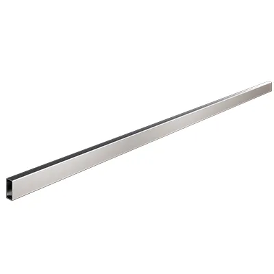 Barre de charge L 99 cm section 30 x 15 mm métal - Barre de charge pour gondole magasin - Zinc - Barres de charge