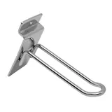 Broche double pour panneau rainuré ø 5 mm x L 10 cm - Tige double - Chrome - Lot de 10 - Broches doubles pour panneaux rainurés