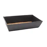 Corbeille carton rectangulaire noir / brun 33 x 20 x 7,4 cm, paquet de 10
