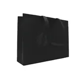 Sac cabas polypropylène non tissé noir 40+10 x 30 cm - Paquet de 20 - Sacs non tissés, Sacs polypropylène