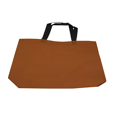 Sac cabas polypropylène non tissé terracotta 40+10x30 cm - Sacs non tissés-2