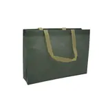 Sac cabas polypropylène non tissé bleu ardoise 40+10 x 30 cm - Paquet de 20 - Sacs non tissés, Sacs polypropylène