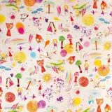 Papier cadeau Kid - Multicolore - 70 cm x 100 m - Le rouleau