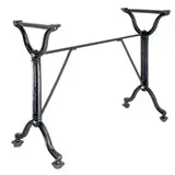Pied de table double en fonte noir 83,5 x 38 x 70,5 cm - Tables