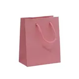 Sacs pelliculés rose poudré mat - Petit Modèle - Sacs pelliculés poignées cordelette