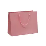 Sac pelliculé rose poudré poignées cordelette 22,9 x 9,8 x 17,8 cm 157g – Paquet de 20 - Sacs cadeaux fête des mères, Pochettes cadeaux fête des mères