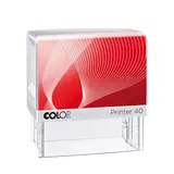 Tampon personnalisé standard 59 x 23 mm Colop Printer 40, 6 lignes - Tampon encreur personnalisé - Tampons personnalisés