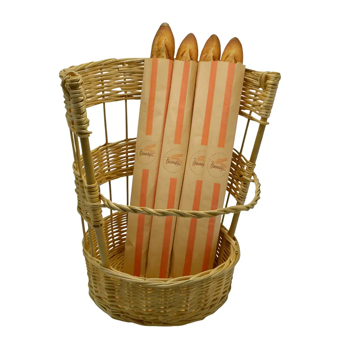 Claie à pain ronde en osier ø 40 x 40 cm - Vanneries-2