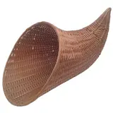 Corne d'abondance plastique marron 81 x 41 x 40 cm - Vanneries