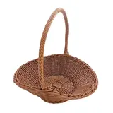 Panier papillon de présentation tressé plastique 34 x 27 x 31 cm - Sacs, Corbeilles et Paniers à garnir Pâques