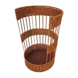 Claie à pain ronde en plastique marron ø 32 x 50 cm – Claie à pain porteuse - Claie à porter