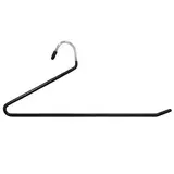 Cintre antidérapant porte pantalon fil gainé 35,5 cm - Cintre pantalon - Lot de 10 - Cintres métal