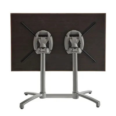 Plateau de table rectangulaire Compact wengé lusaka 110 x 70 cm, fixation universelle - Tables-2
