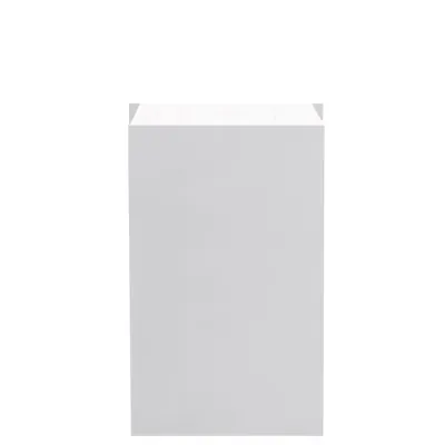 Pochette cadeau kraft vergé gris clair 18 x 6 x 35 cm - Sachet kraft - Lot de 250 - Pochettes cadeaux unies