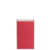 Pochette cadeau kraft vergé rouge cerise 12 x 4,5 x 20 cm - Sachet kraft - Lot de 250 - Pochettes cadeaux unies