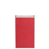 Pochette cadeau kraft vergé rouge cerise 16 x 8 x 27 cm - Sachet kraft - Lot de 250 - Pochettes cadeaux unies