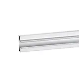 Profil aluminium renforcé - Insert aluminium pour panneau rainuré L 120 cm gris finition brut