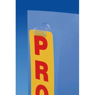 Grippeur stop-rayon en T sur ventouse 25x16mm - Grip stop-rayon facing - Transparent – Paquet de 20 - Stop-rayon-3