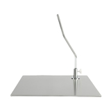 Socle métal carré  34 x 34 cm avec tige de support pour mannequin