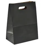 Sacs kraft avec poignées découpées - Sacs kraft poignées découpées