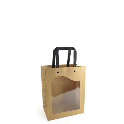 Sacs kraft à fenêtre Delicatessen - Sacs kraft à fenêtre